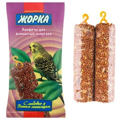 Жорка 0,1кг конфеты для попугаев (2шт) фото