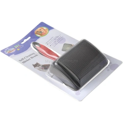 Пуходерка (Hello Pet) 32361L самоочищающаяся c активным кордом большая фото