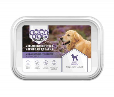 Кормовая добавка мультикомпонентная Good Dog Health красота и здоровье 2л