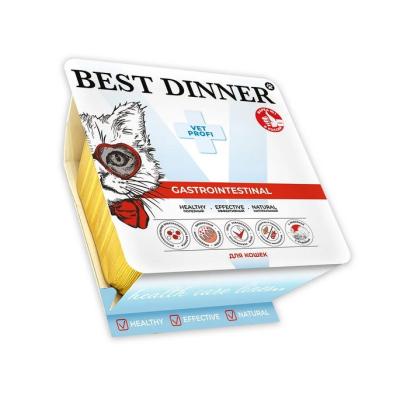 Best Dinner Vet Profi Gastro Intestinal 0,1кг индейка паштет для кошек (408139)