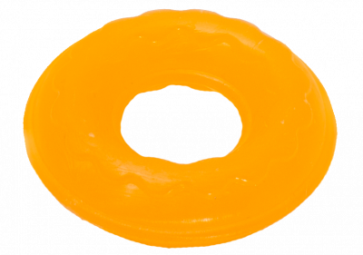 Игрушка д/собак Doglike Кольцо мини из литой резины 6,9*2,3 см см желтый (D11-1110)