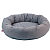 Лежанка (Зооэкспресс) пухлик круглый "NORD" 722422 мебельная ткань №2 D53*14 см серый фото