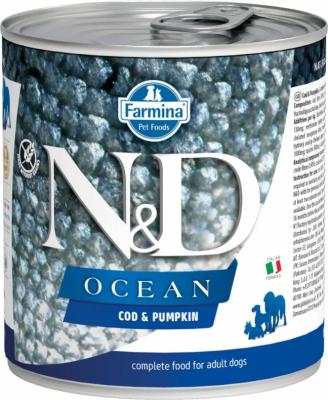 Farmina (Фармина) N&D 0,285кг DOG OCEAN COD & PUMPKIN треска и тыква для собак Farmina (Фармина) N&D 0,285кг DOG OCEAN COD & PUMPKIN треска и тыква для собак фото