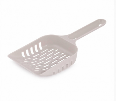 Совок (Zoo Plast) для уборки кошачьего туалета, бежевый (24*9,8*2,8см)