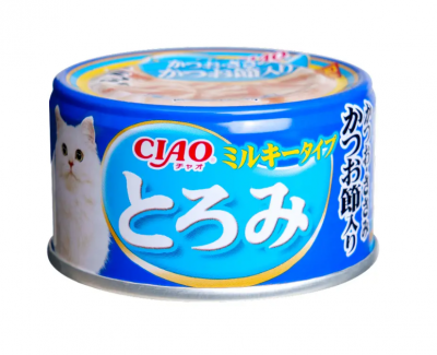 INABA CIAO Toromi Milky 0,08кг RU309 для кошек Тунец Кацуо и кур филе с кацуобуси в овсяном молоке INABA CIAO Toromi Milky 0,08кг RU309 для кошек Тунец Кацуо и кур филе с кацуобуси в овсяном молоке фото