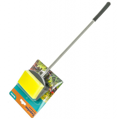 Скребок (Naribo) 3 в 1, 55см (комплект состоит из металлической ручки и губки-насадки) фото