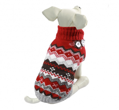 Свитер (Triol) Цветочки XS, бордовый, размер 20см  Свитер (Triol) Цветочки XS, бордовый, размер 20см