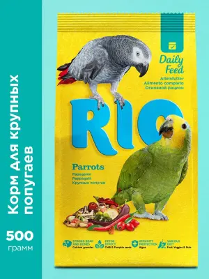 Rio 0,5кг корм для крупных попугаев основной рацион фото
