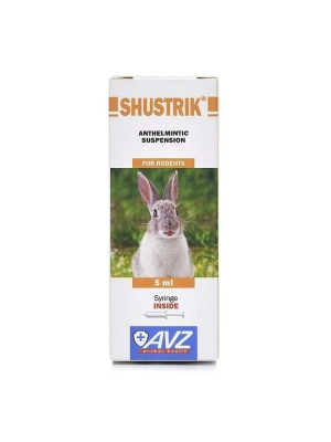 Шустрик (АВЗ) 5мл суспензия антигельминтик для грызунов и кроликов, 1мл/1кг (ЛИЦЕНЗИЯ) фото Шустрик (АВЗ) 5мл суспензия антигельминтик для грызунов и кроликов, 1мл/1кг (ЛИЦЕНЗИЯ) фото