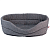 Лежанка (Зооэкспресс) овальная "NORD" 722132 мебельная ткань №3 49*33*14 см серый фото