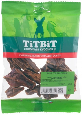 TiTBiT 0,045кг вымя говяжье (мягк.упаковка) фото
