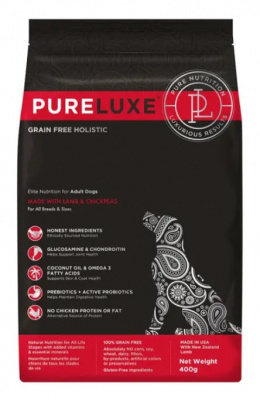 1709 PureLuxe 0,4кг для взрослых собак с ягненком и нутом