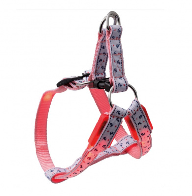 Шлейка (V.I.Pet) светящаяся Морская, 15 мм*40 см 14-3205M