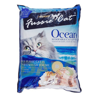Наполнитель (Fussie Cat) 10л Морской комкующийся Наполнитель (Fussie Cat) 10л Морской комкующийся