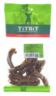 TiTBiT 0,075кг шейки куриные - мягкая упаковка фото