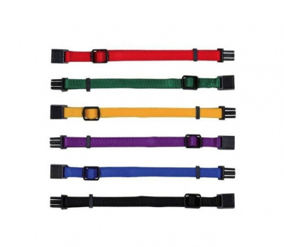 Ошейник Трикси для щенков набор S-M: 17-25 см/10 мм красн., зел., жёлтый, фиол., синий, чёрн.