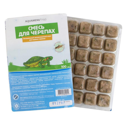 Аква Меню свм смесь для водных черепах 100мл Аква Меню свм смесь для водных черепах 100мл