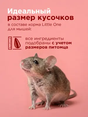 Little One 0,4кг Корм для мышей фото