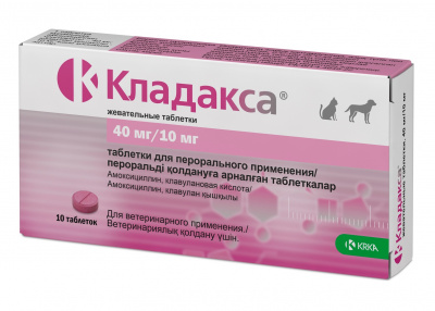 Кладакса, жевательные таблетки, 40 мг/10мг, №10 (ЛИЦЕНЗИЯ) Кладакса, жевательные таблетки, 40 мг/10мг, №10 (ЛИЦЕНЗИЯ)