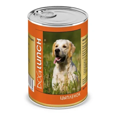 Дог Ланч 0,41кг паштет цыплёнок консервы для собак (72868) Дог Ланч 0,41кг паштет цыплёнок консервы для собак (72868)