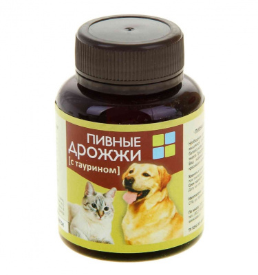 Вака дрожжи пивные 80таб с таурином фото