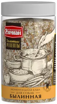 102103002 Каша для собак Четвероногий гурман "Золотые Рецепты. Былинная", 300 г