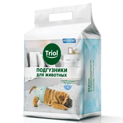 Подгузники (Triol)    S 4-7кг (20шт) для животных Подгузники (Triol)    S 4-7кг (20шт) для животных