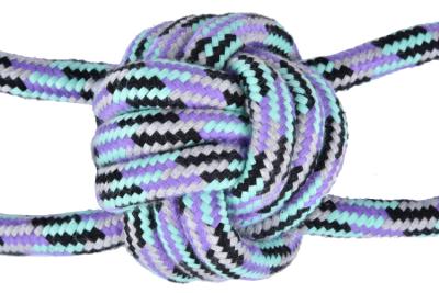 Игрушка (Nunbell) Мяч плетеный с петлями для собак, 20х5.5см фото