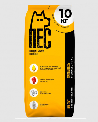 Пёс&Кот 10кг сухой для щенков крупных пород до 15 мес. (вес от 26 кг и выше) (167128) Пёс&Кот 10кг сухой для щенков крупных пород до 15 мес. (вес от 26 кг и выше) (167128) фото