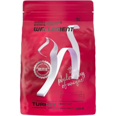 Wellement 0,35кг корм для взрослых кошек с индейкой фото