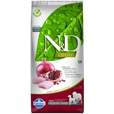 Farmina (Фармина) N&D Dog 12кг курица с гранатом для взрослых собак медиум/макси (036056) фото