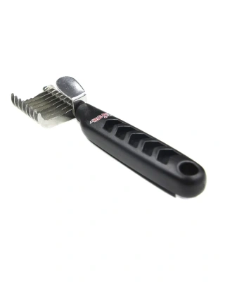 Колтунорез (Hello Pet) 2316208N бок. мини, 8 лезвий загнут., черн. ручка фото