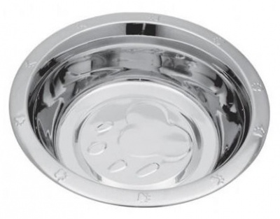 Миска (Homepet) Standard Лапки металлическая для домашних животных 1,8л Миска (Homepet) Standard Лапки металлическая для домашних животных 1,8л