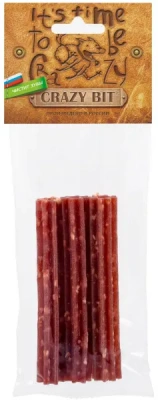 TiTBiT 0,060кг Crazy Bit  мясные трубочки с уткой для средних собак