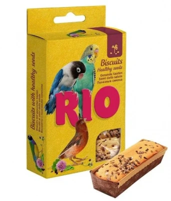 Rio 0,035кг бисквиты для птиц  с полезными семенами (5шт) Rio 0,035кг бисквиты для птиц  с полезными семенами (5шт) фото
