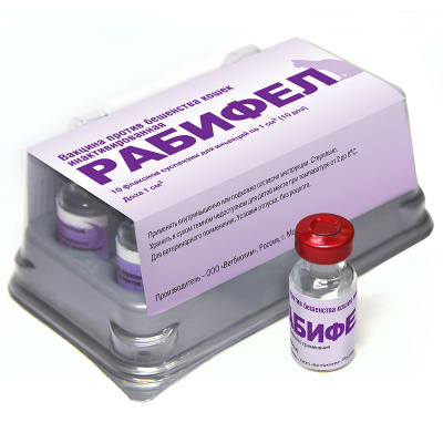 Рабифел вакцина для кошек против бешенства (ЛИЦЕНЗИЯ)  фото