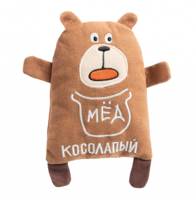 Игрушка (Triol) Сказка "Мишка-косолапый" мягкая для собак, 150мм/180мм