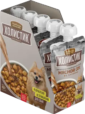 Деревенские лакомства 0,09кг Холистик Премьер Мясной соус из баранины для собак (76051363) фото