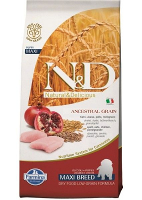 Farmina (Фармина) N&D Low Grain Dog 2,5кг с курицей и гранат для щенков крупных пород (021953) 