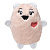 Игрушка (Triol) MINI DOGS Крошка-Медвежонок мягкая для собак, 80мм фото
