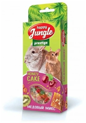 Happy Jungle PRESTIGE 0,085кг корзинки для грызунов медовый микс 3шт (J503) фото Happy Jungle PRESTIGE 0,085кг корзинки для грызунов медовый микс 3шт (J503) фото