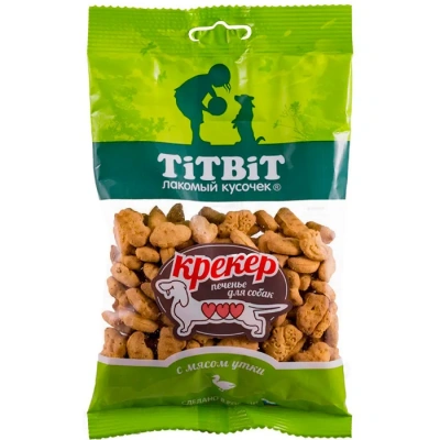 TiTBiT 0,1кг крекер с мясом утки фото