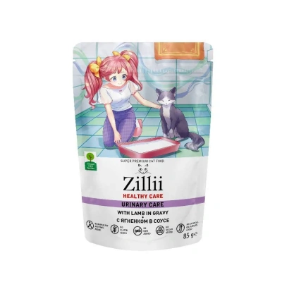 ZILLII Cat Urinary Care 0,085кг ягненок в соусе для кошек (355445) фото ZILLII Cat Urinary Care 0,085кг ягненок в соусе для кошек (355445) фото