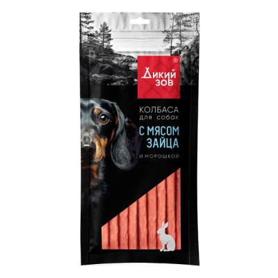 TitBit 0,085кг Дикий Зов колбаса с мясом зайца и морошкой для собак