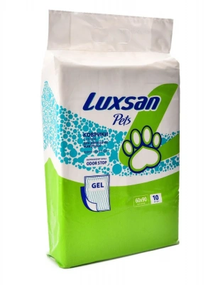 Пеленки (Luxsan) Коврики Premium GEL для животных 60х90 10шт/уп фото Пеленки (Luxsan) Коврики Premium GEL для животных 60х90 10шт/уп фото