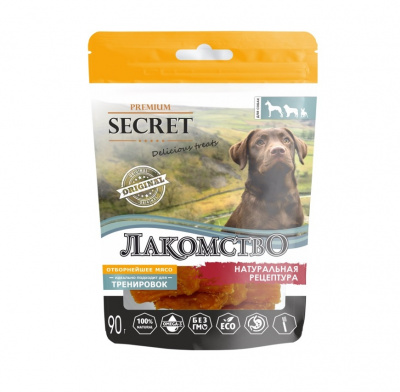 Секрет (Secret) 0,09кг лакомство куриные грудки для собак (PM005)