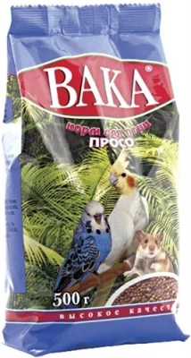 Вака 0,5кг ВК высокое качество корм просо фото