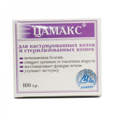 Цамакс подкормка 0,1кг для кастрированных котов и стерилизованных кошек Цамакс подкормка 0,1кг для кастрированных котов и стерилизованных кошек