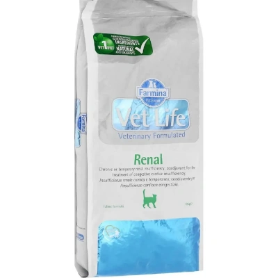 Farmina (Фармина) Vet Life Cat Renal 10кг при почечных заболеваниях сухой для кошек (5085) Farmina (Фармина) Vet Life Cat Renal 10кг при почечных заболеваниях сухой для кошек (5085) фото