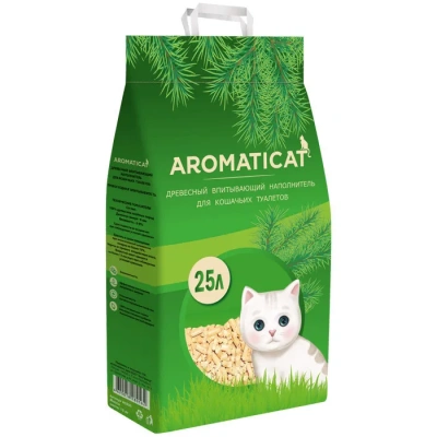Наполнитель (AromatiCat) древесный впитывающий 25л/15кг (1) Наполнитель (AromatiCat) древесный впитывающий 25л/15кг (1)